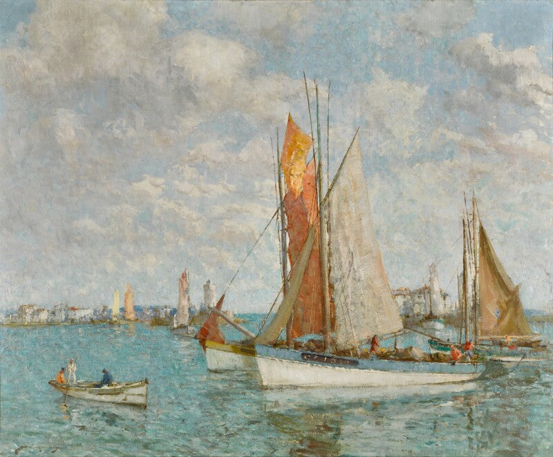 William Lee Hankey At Concarneau - Canvas Print