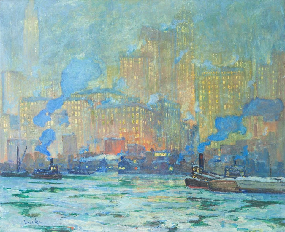 Jonas Lie Afterglow - Canvas Print