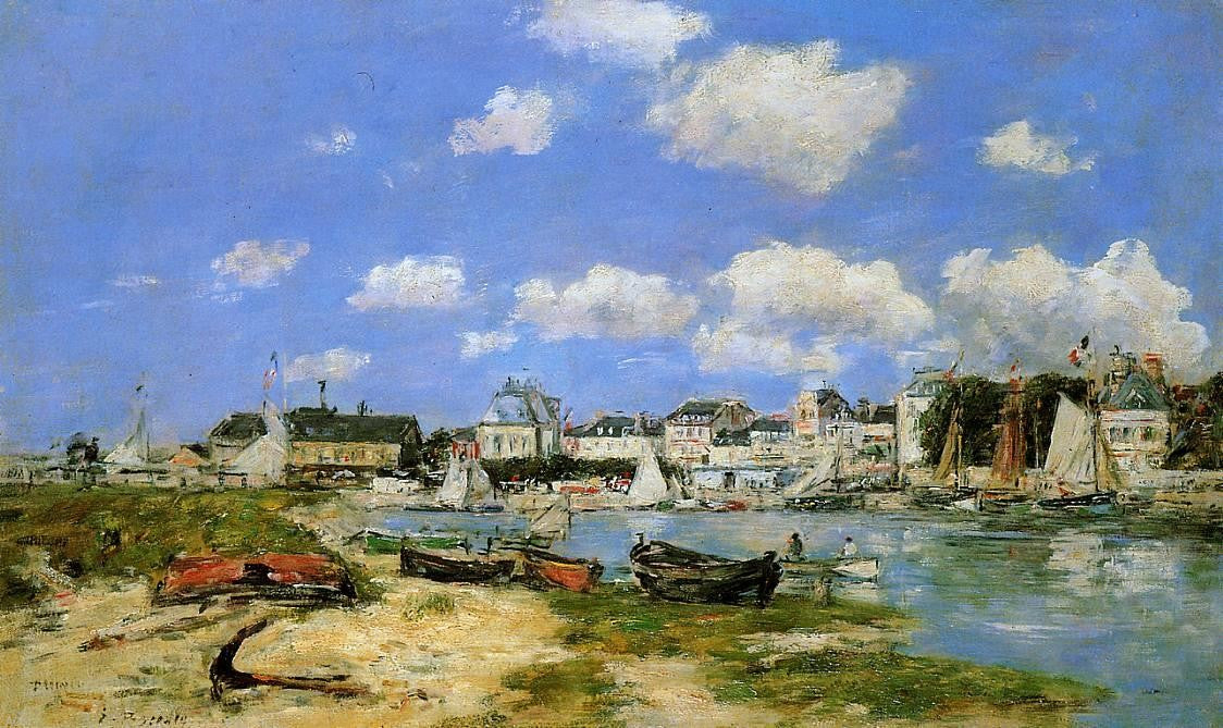 Eugene-Louis Boudin Trouville - Canvas Print