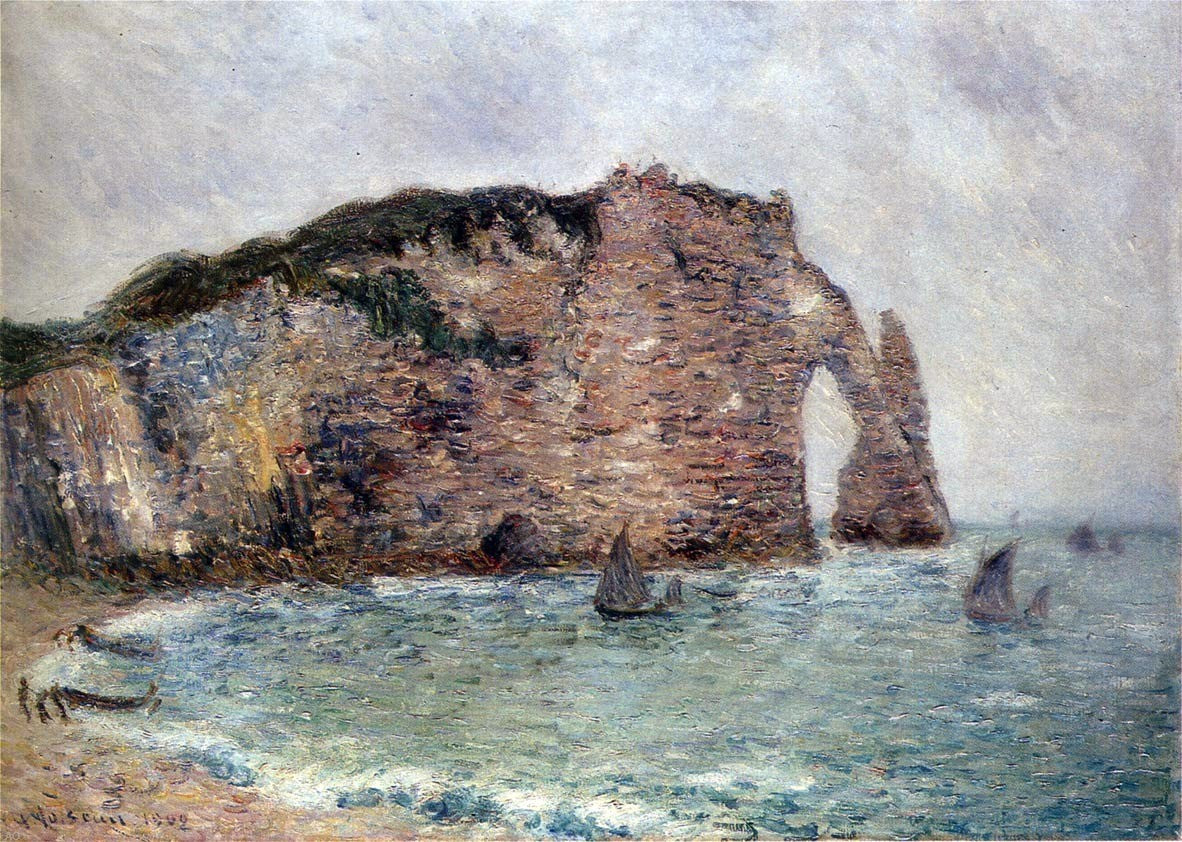 Gustave Loiseau Etretat - Canvas Print