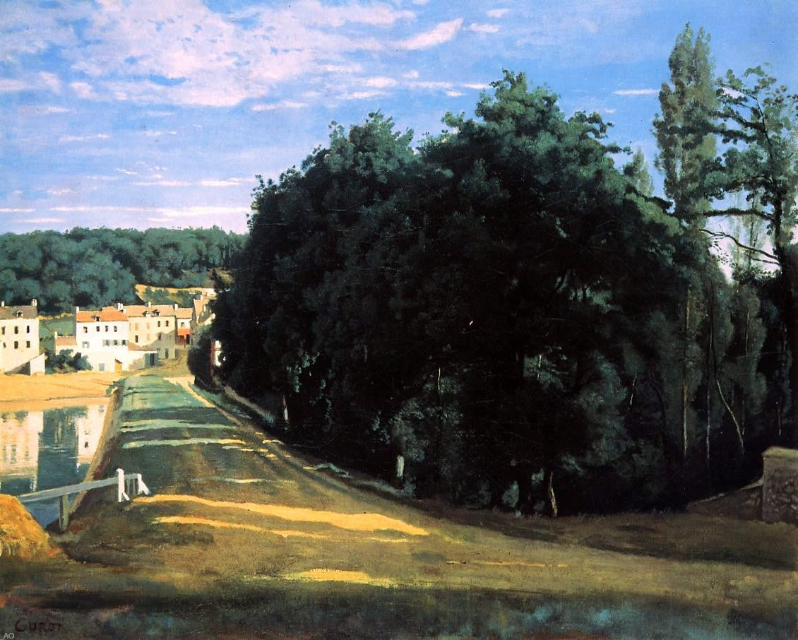 Jean-Baptiste-Camille Corot Ville d'Avray - the Chemin de Corot - Canvas Print