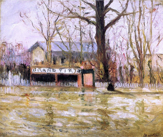 Maxime Maufra Flood (also known as Joinville-le-Port) - Canvas Print