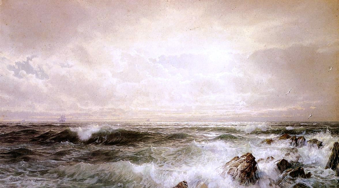 William Trost Richards Seascape - Canvas Print