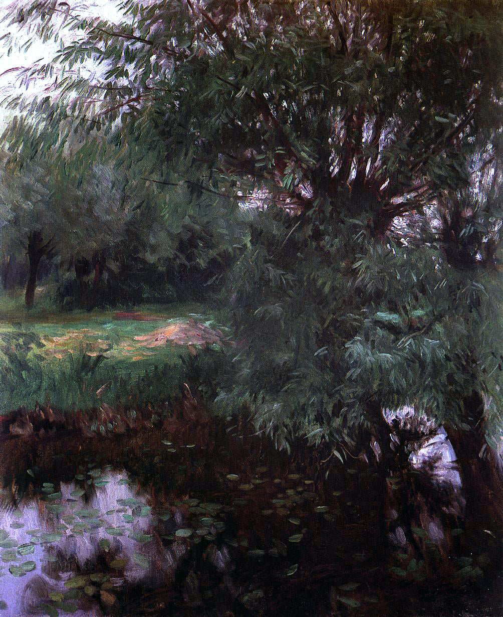 John Singer Sargent Backwater at Wargrave - Canvas Print