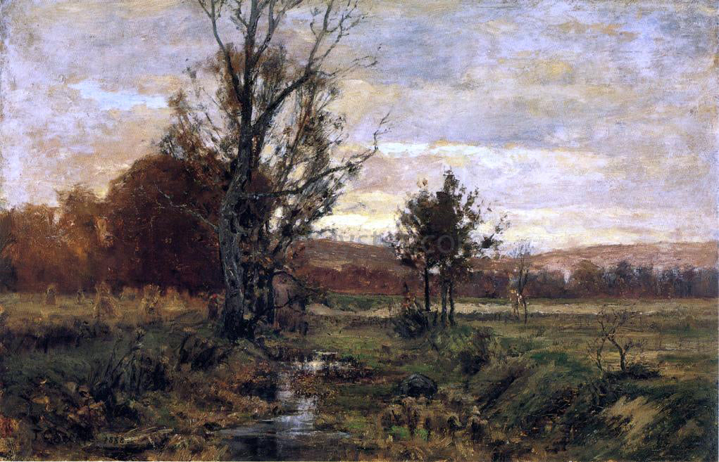 Theodore Clement Steele A Bleak day - Canvas Print