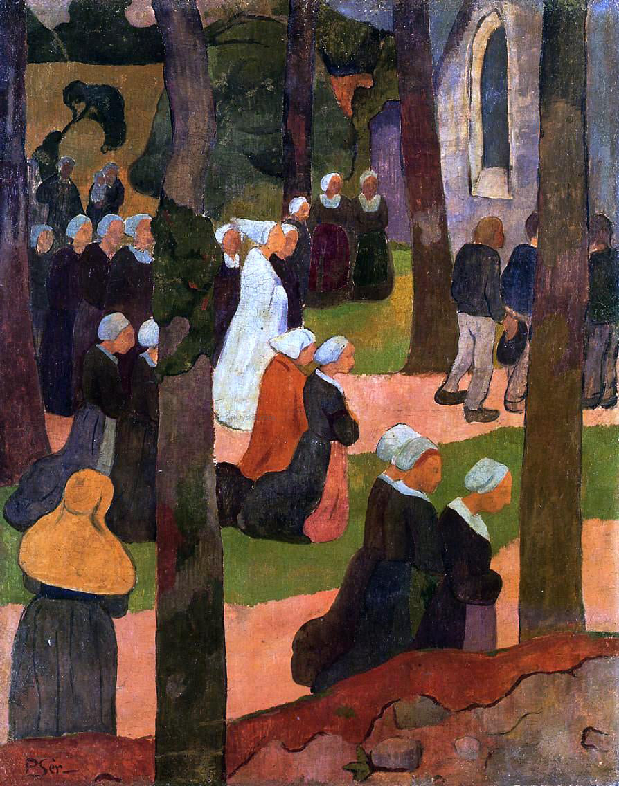 Paul Serusier A Breton Sunday - Canvas Print
