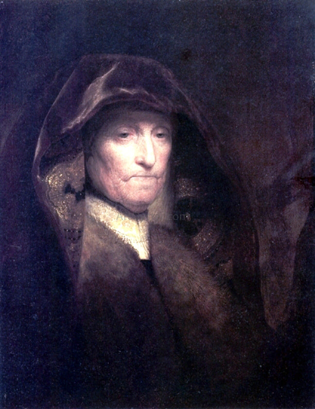 Rembrandt Van Rijn A Bust of an Old Woman (also known as The Artist's Mother) - Canvas Print