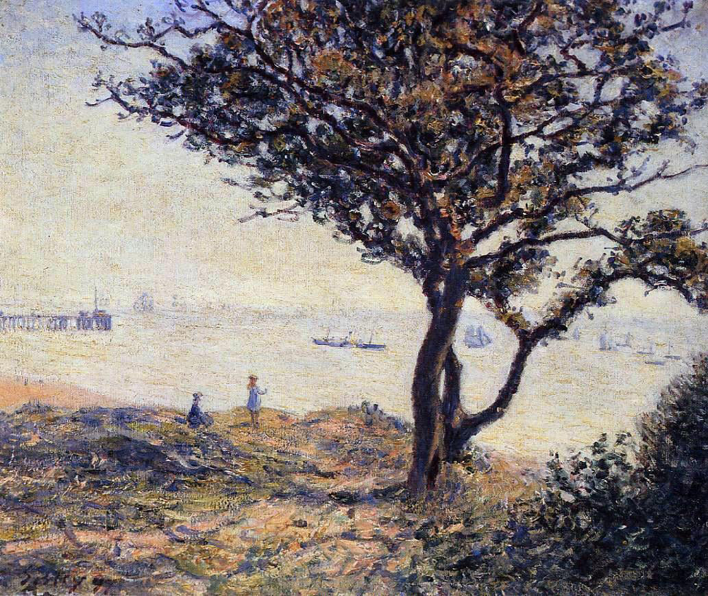 Alfred Sisley Cardiff Shipping Lane - Canvas Print