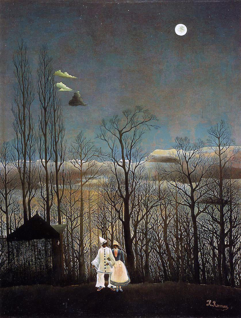 Henri Rousseau A Carnival Evening - Canvas Print