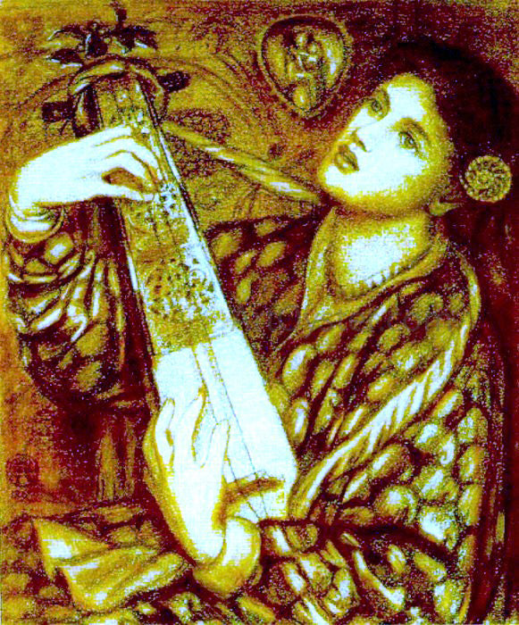 Dante Gabriel Rossetti A Christmas Carol - Canvas Print