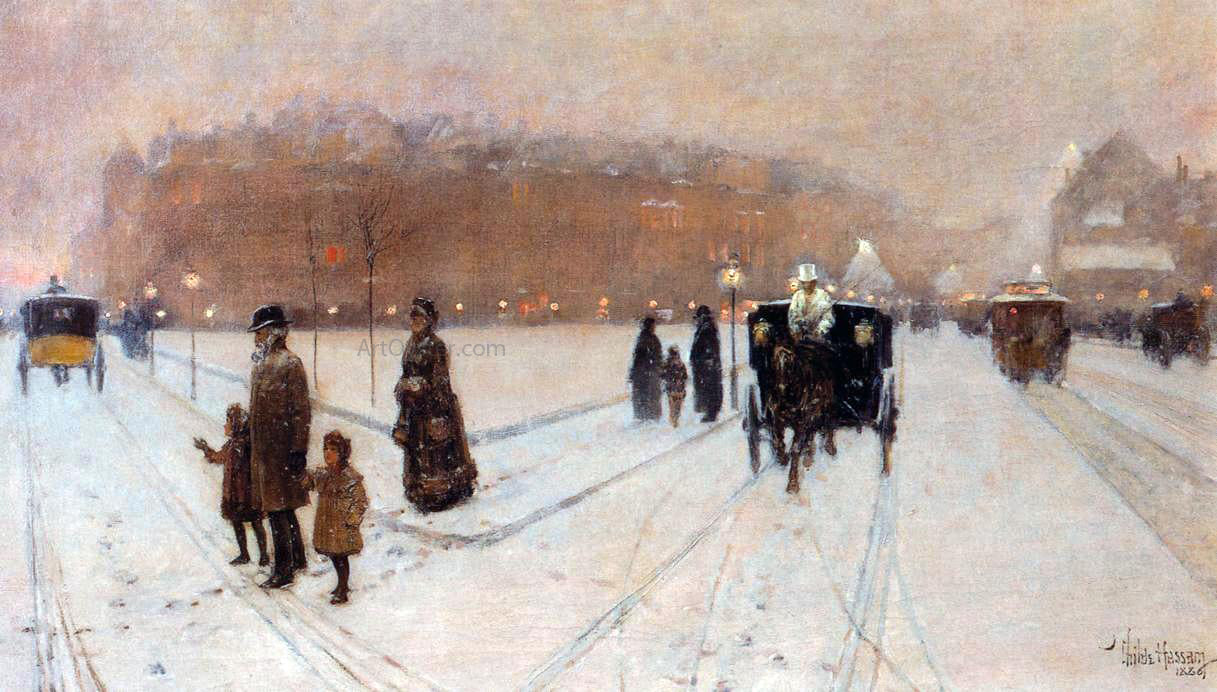 Frederick Childe Hassam City Fairyland - Canvas Print