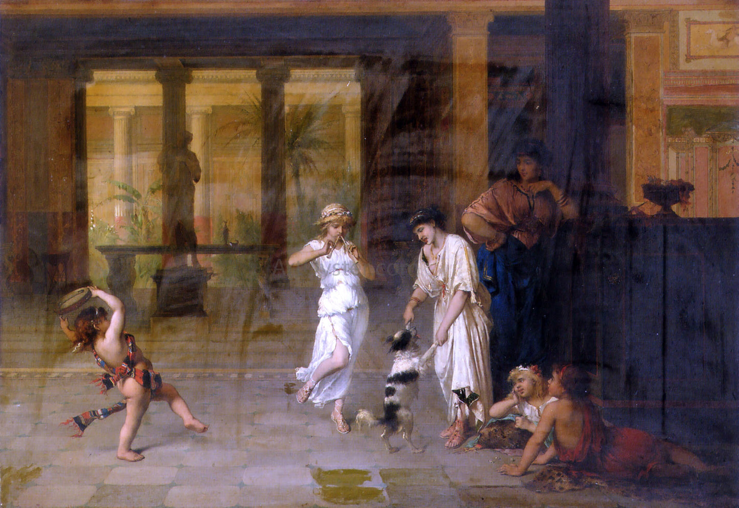 Pierre Joseph Coomans A Classical Concert - Canvas Print