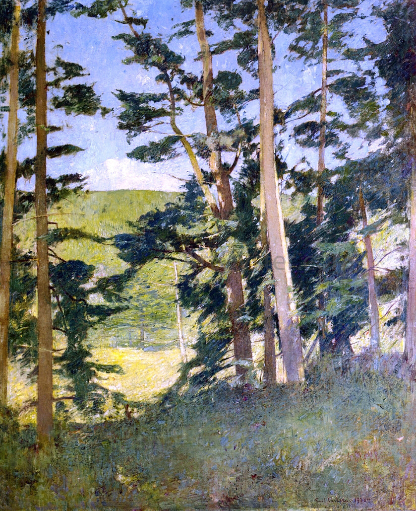 Emil Carlsen A Clearing Beyond the Trees - Canvas Print