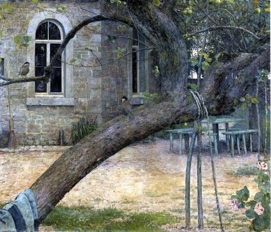 Louis Welden Hawkins Corner of the Garden - Canvas Print