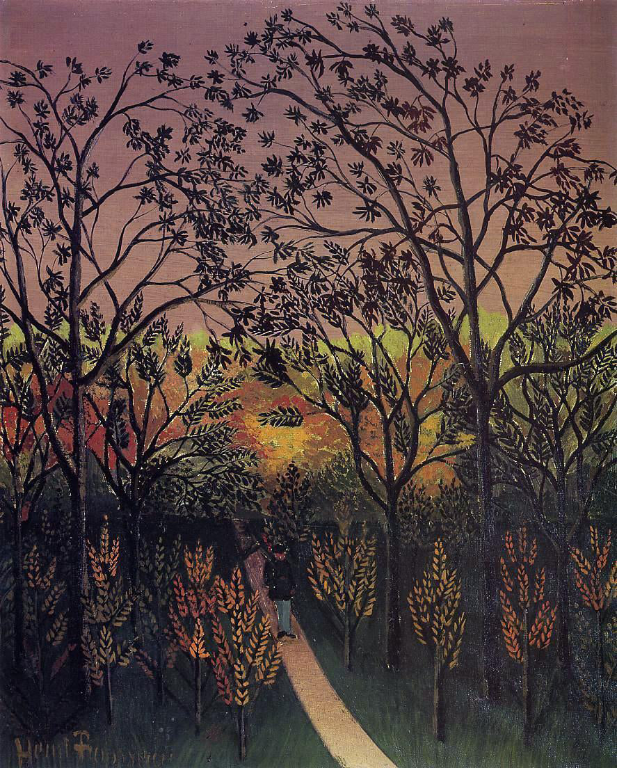 Henri Rousseau Corner of the Plateau of Bellevue - Canvas Print