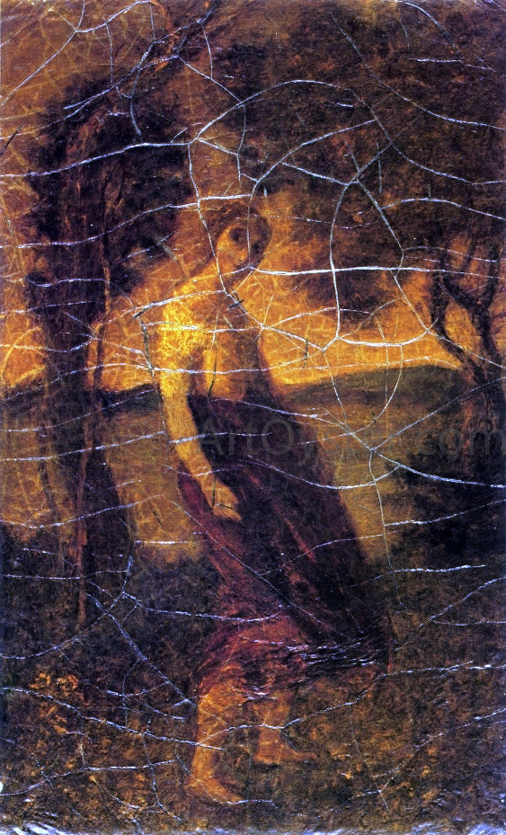 Albert Pinkham Ryder Country Girl - Canvas Print