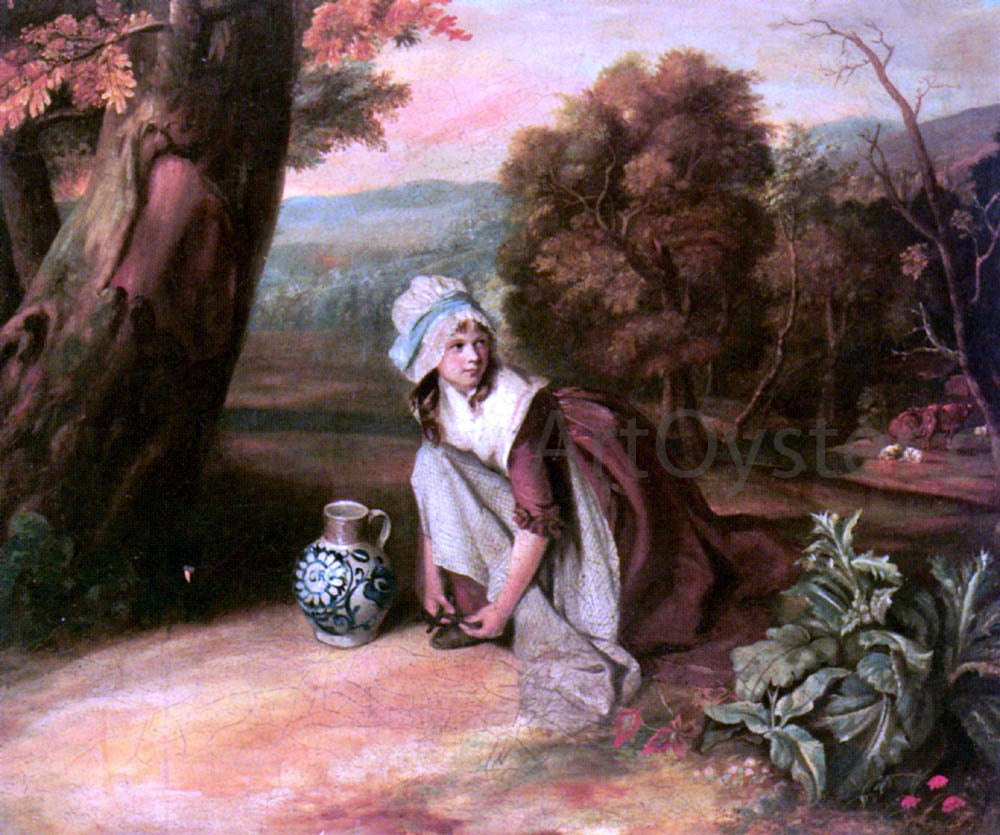 Henry Walton A Country Maid - Canvas Print