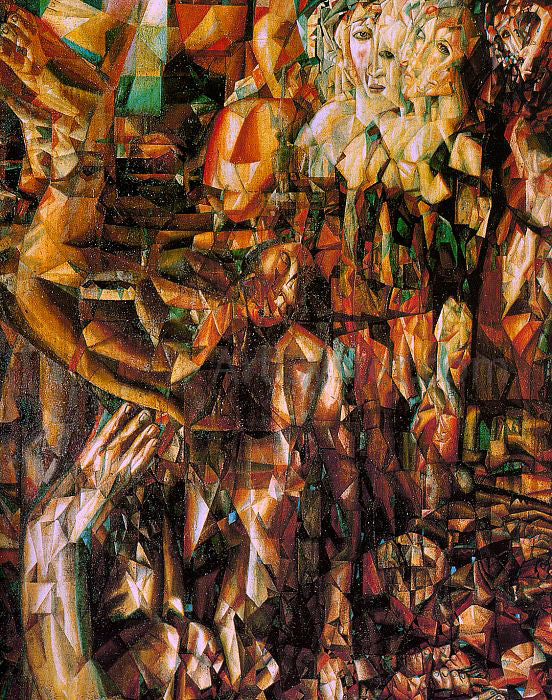 Pavel Filonov A Couple - Canvas Print