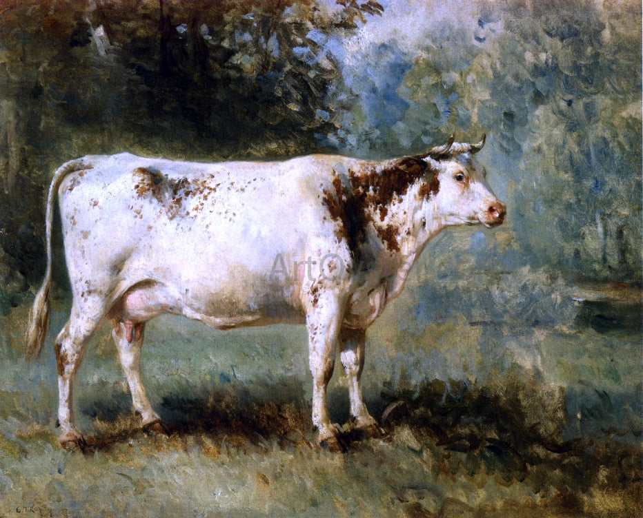Constant Troyon A Cow in a Landscape - Canvas Print