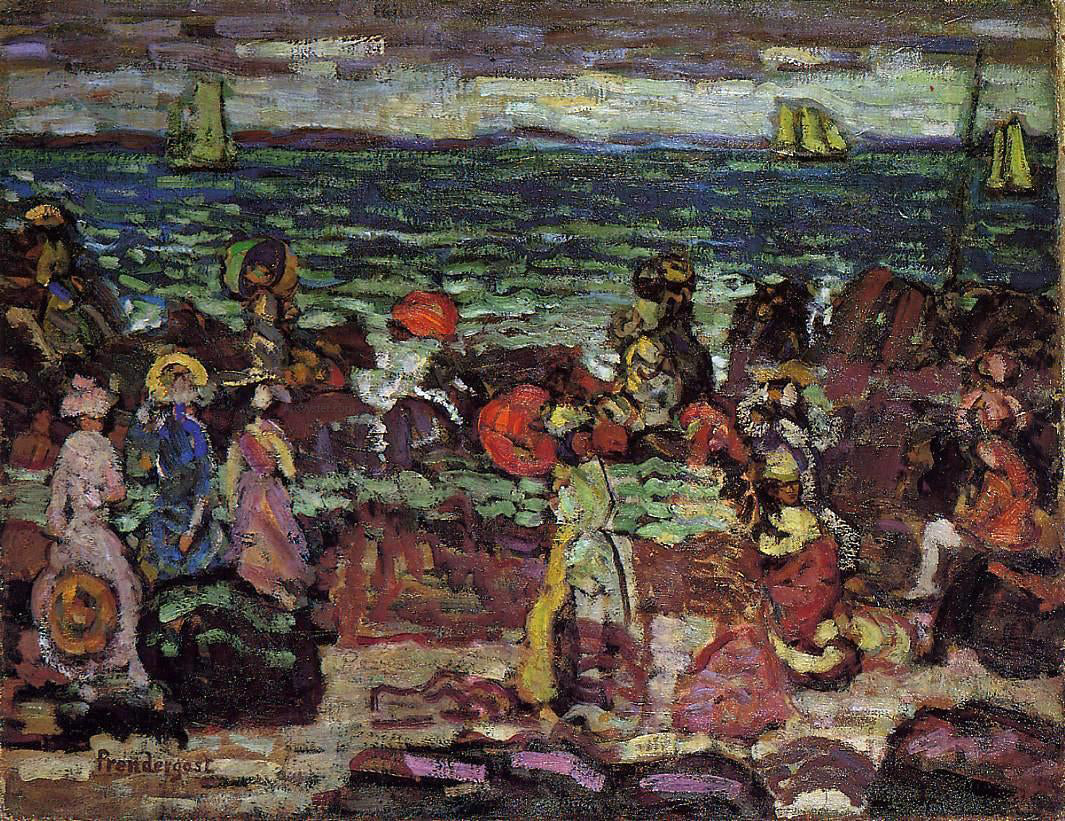 Maurice Prendergast Dark Day - Canvas Print