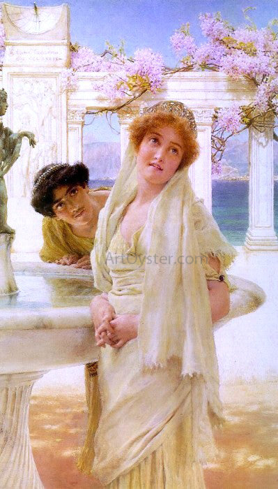 Sir Lawrence Alma-Tadema A Difference of Opinion - Canvas Print
