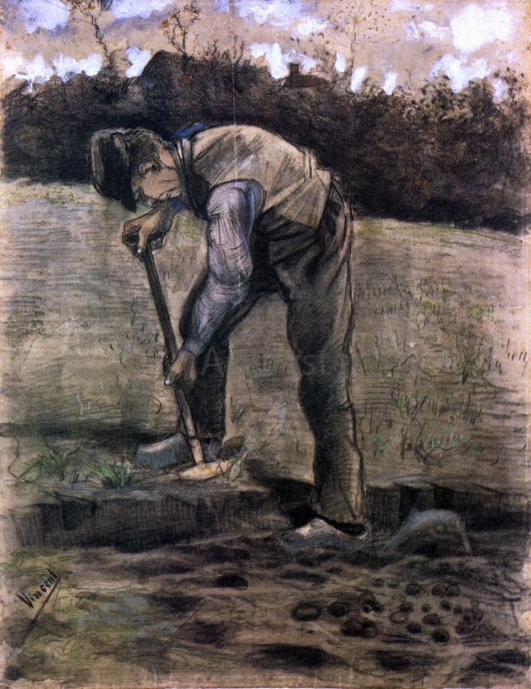 Vincent Van Gogh The Digger - Canvas Print