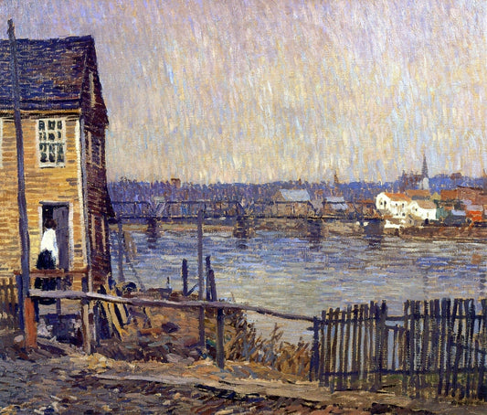 Robert Spencer A Fisherman's House - Canvas Print