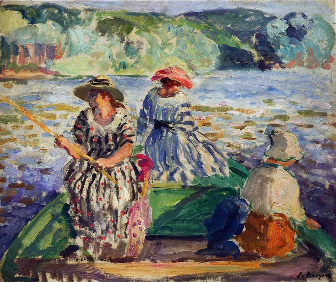 Henri Lebasque A Fishing Expedition - Canvas Print