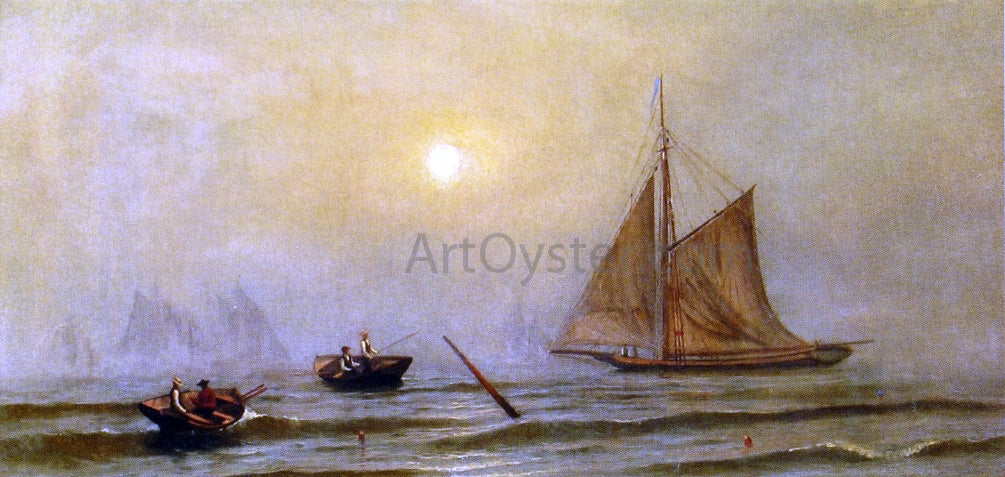 Francis A Silva A Foggy Day - Canvas Print