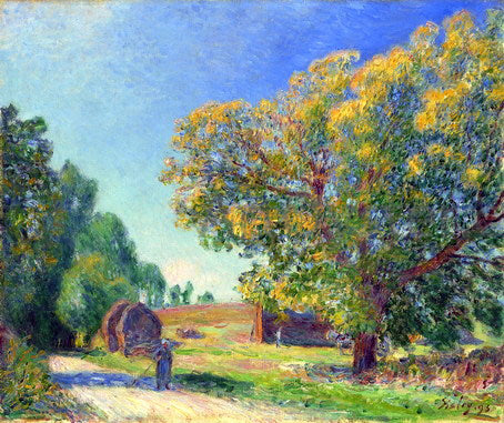 Alfred Sisley A Forest Clearing - Canvas Print