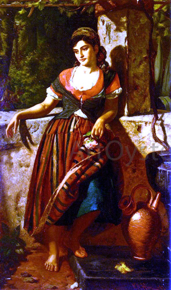 William M Hay A Girl Of Maderia - Canvas Print