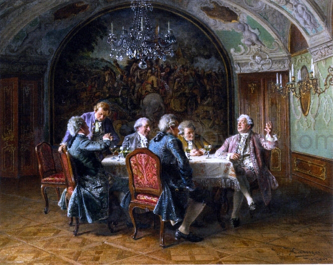Johann Hamza A Good Dinner - Canvas Print