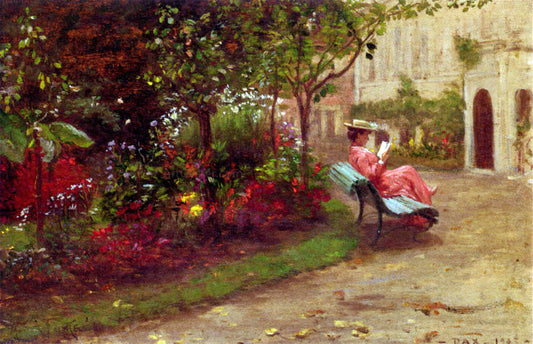 Maxime Faivre A Good Read - Canvas Print