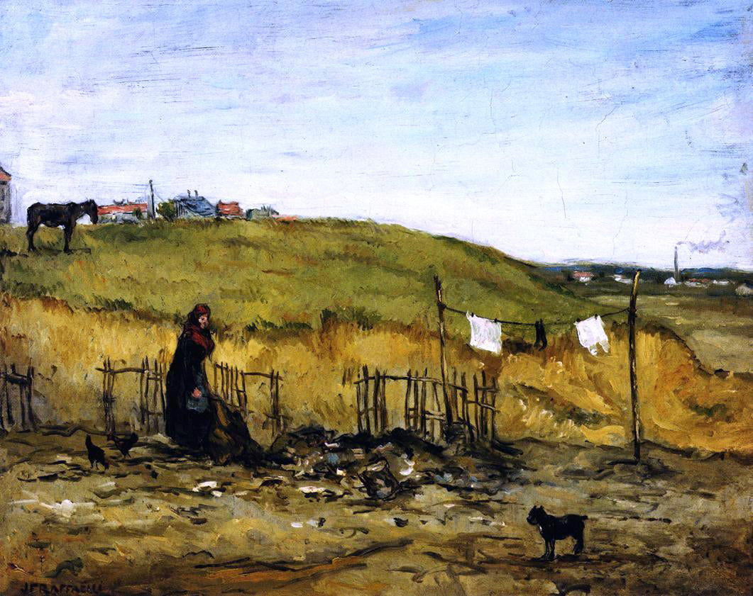 Jean-Francois Raffaelli A Gypsy - Canvas Print