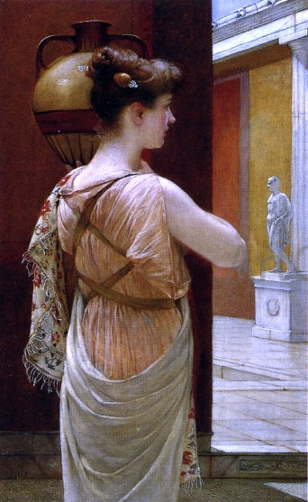 Francis David Millet Handmaiden - Canvas Print