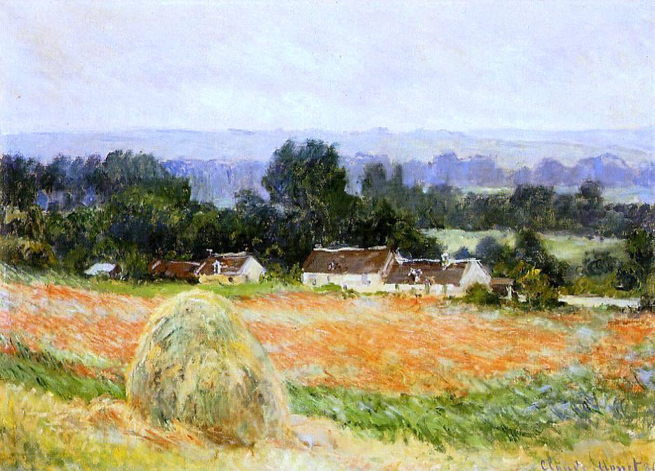 Claude Oscar Monet Haystack - Canvas Print