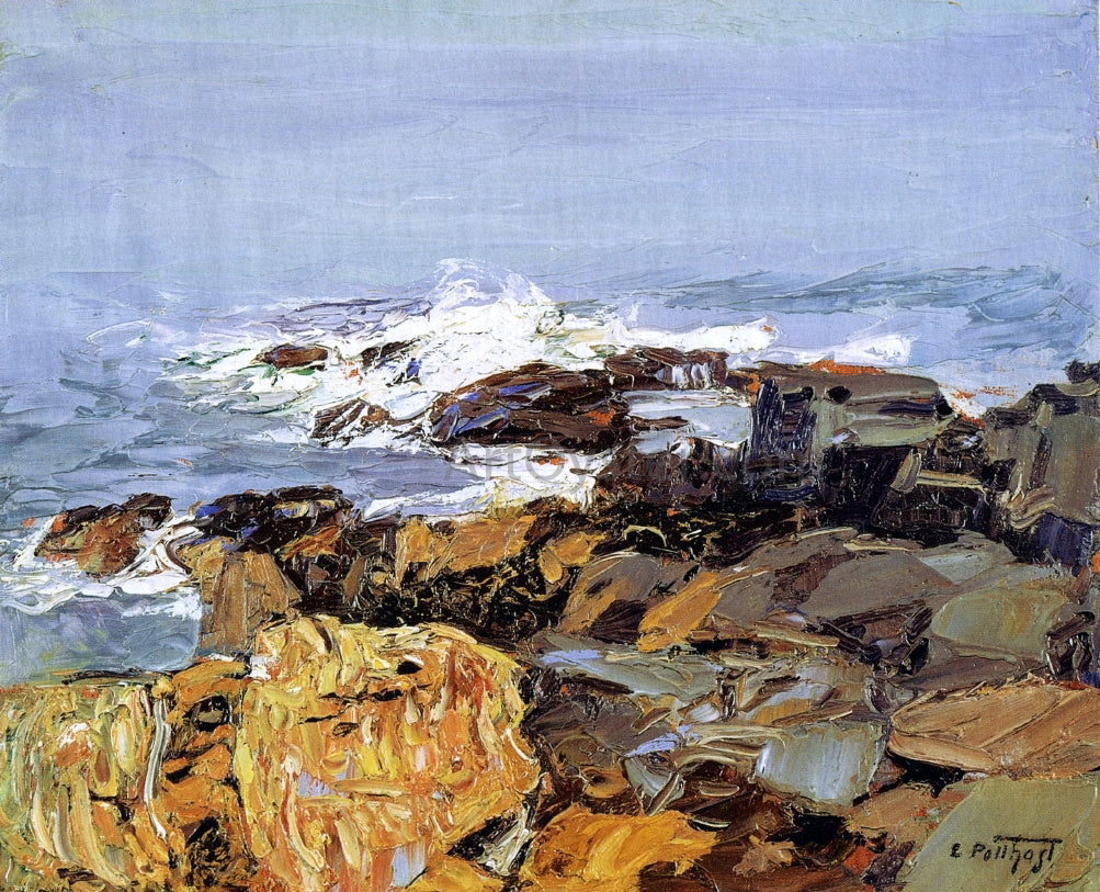 Edward Potthast A Hazy Day - Canvas Print