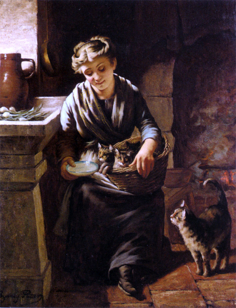 Sydney Potter A Helping Hand - Canvas Print