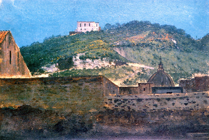 Thomas Jones A Hilltop, Naples - Canvas Print