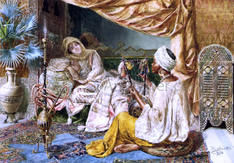 Ettore Simonetti A Hour of Entertainment - Canvas Print