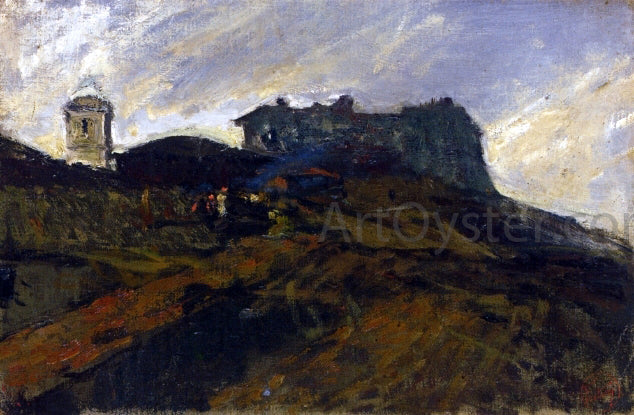 Mariano Fortuny Y Marsal A House on the Spanish Countryside - Canvas Print