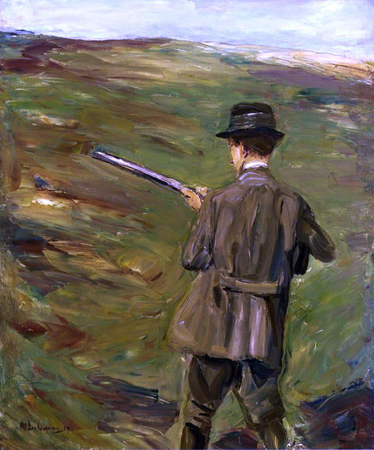 Max Liebermann A Hunter in the Dunes - Canvas Print
