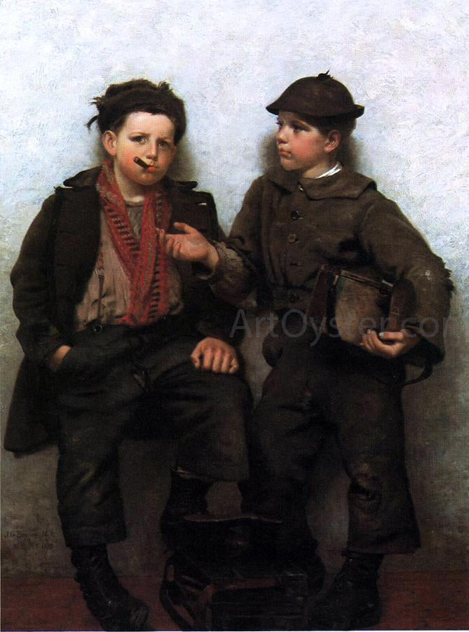 John George Brown A Joint Investment - Canvas Print