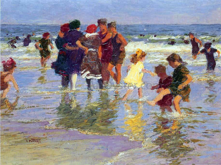 Edward Potthast A July Day - Canvas Print