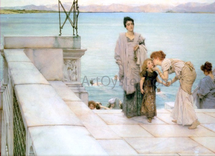 Sir Lawrence Alma-Tadema A Kiss - Canvas Print