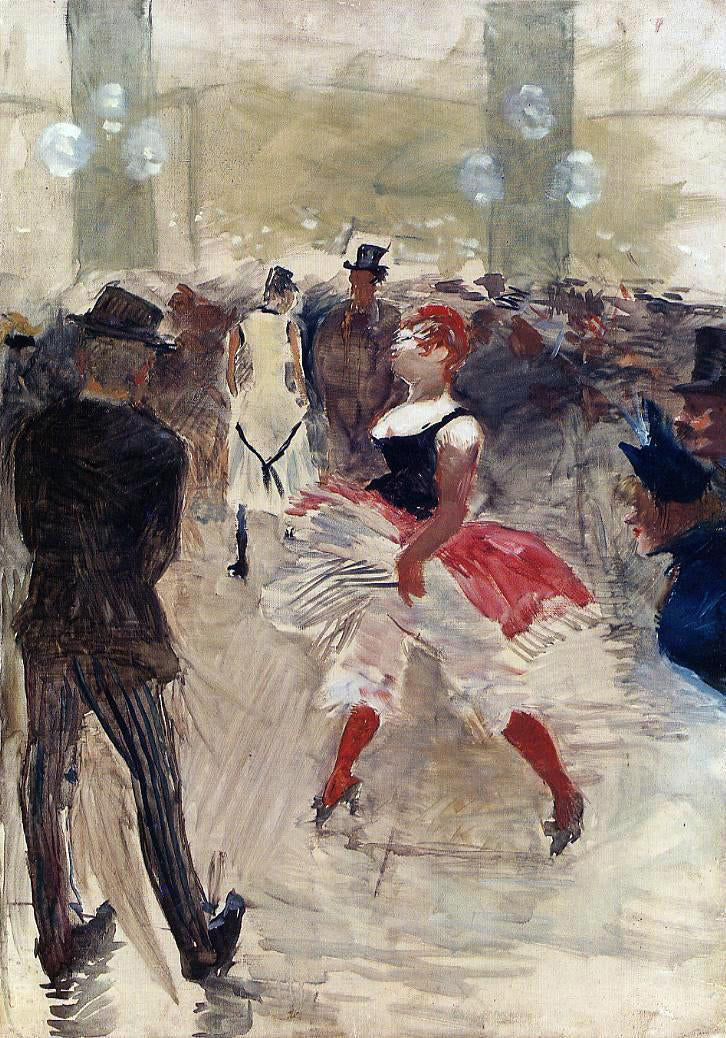 Henri De Toulouse-Lautrec A l'Elysee-Montmartre - Canvas Print