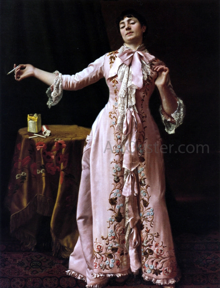 John George Brown A Liberated Woman - Canvas Print