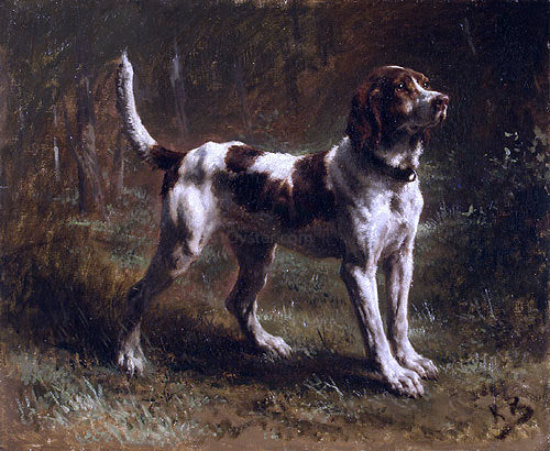 Rosa Bonheur A Limier Briquet Hound - Canvas Print