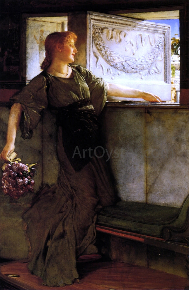 Sir Lawrence Alma-Tadema A Love Missle - Canvas Print