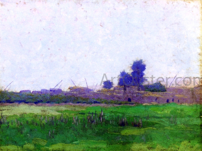 Eric Pape A Misty Morning, Valley of the Nile, Egypt - Canvas Print